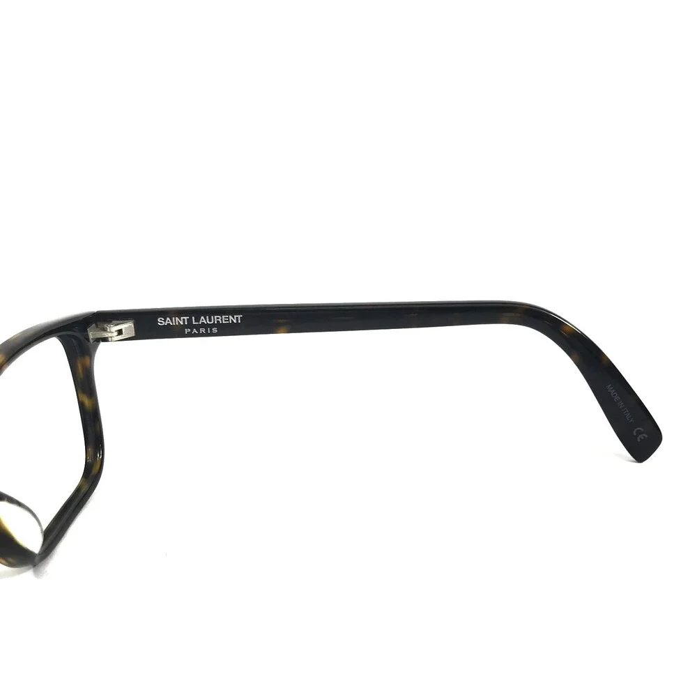 Saint Laurent Eyeglasses Frames SL173/F 002 Tortoise Square Asian Fit 56-15-150 - Picture 7 of 12